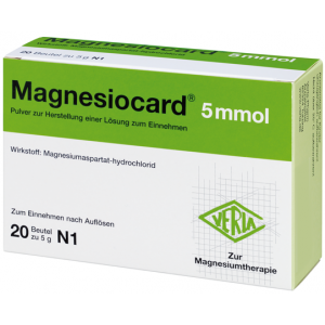 MAGNESIOCARD 5 mmol Plv.z.Her.e.Lsg.z.Einnehmen