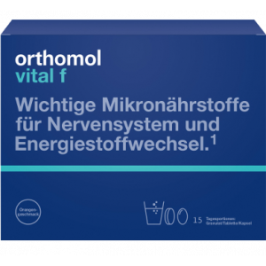 ORTHOMOL Vital F Granulat/Kap./Tabl.Kombip.15 Tage