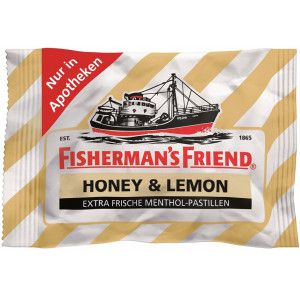 FISHERMANS FRIEND Honey & Lemon ohne Zucker Pasti.