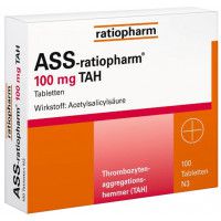 ASS-ratiopharm 100 mg TAH Tabletten
