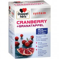 DOPPELHERZ Cranberry+Granatapfel system Kapseln