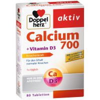 DOPPELHERZ Calcium 700+Vitamin D3 Tabletten