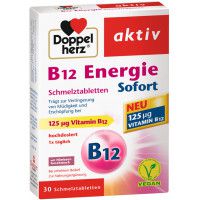 DOPPELHERZ B12 Energie Sofort Schmelztabletten