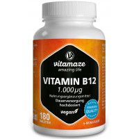 VITAMIN B12 1.000 μg hochdosiert vegan Tabletten