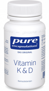 PURE ENCAPSULATIONS Vitamin K & D Kapseln