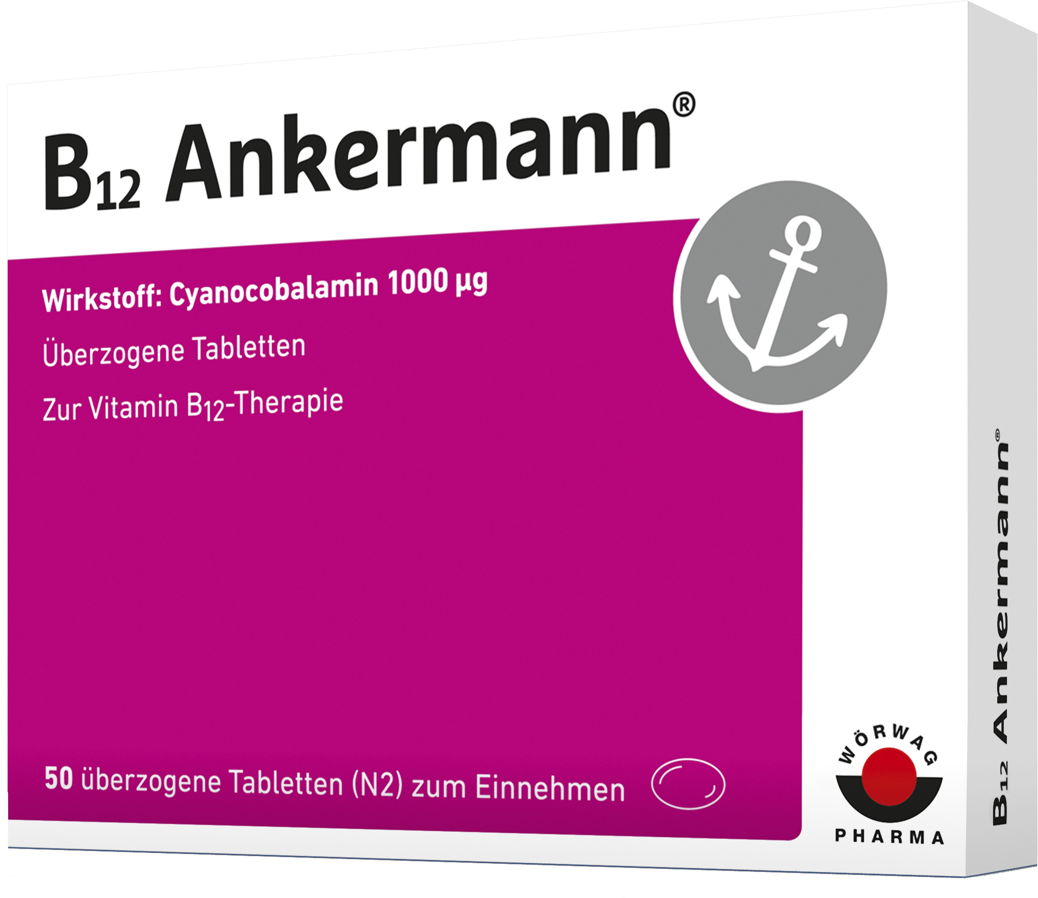 B12 ANKERMANN überzogene Tabletten 100 St - Versandapotheke  meinPharmaversand - Ihr günstiger Arzneimittelversand