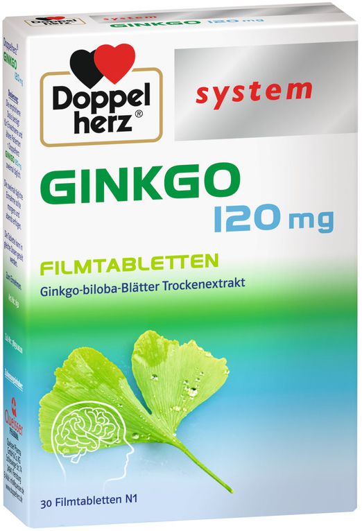 DOPPELHERZ Ginkgo 120 mg system Filmtabletten